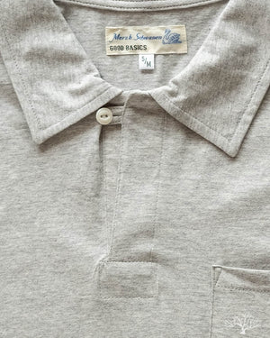 Good Basics Polo Shirt (Pocket) - Grey Melange