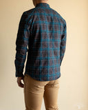 DMT Check Raglan Shirt - Blue/Grey