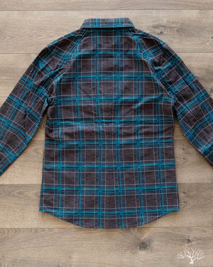 DMT Check Raglan Shirt - Blue/Grey