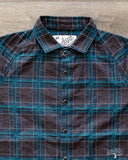 DMT Check Raglan Shirt - Blue/Grey