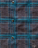 DMT Check Raglan Shirt - Blue/Grey