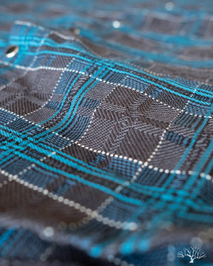 DMT Check Raglan Shirt - Blue/Grey