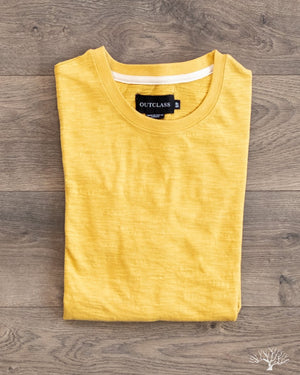 Outclass Slub Tee - Turmeric