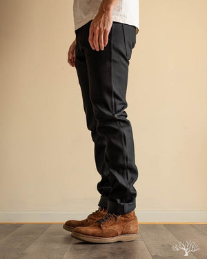 Flight Trousers - 13.75 oz Double Black Denim