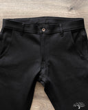 Flight Trousers - 13.75 oz Double Black Denim