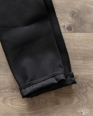 Flight Trousers - 13.75 oz Double Black Denim