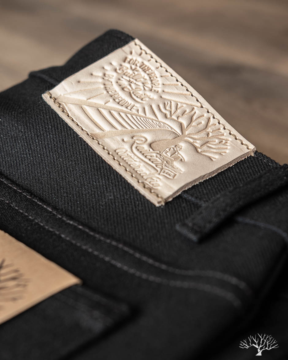 Flight Trousers - 13.75 oz Double Black Denim