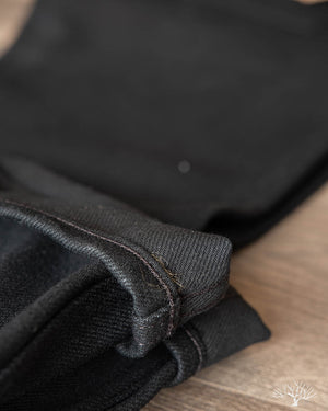 Flight Trousers - 13.75 oz Double Black Denim