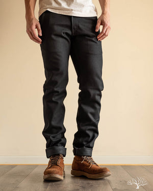 Flight Trousers - 13.75 oz Double Black Denim