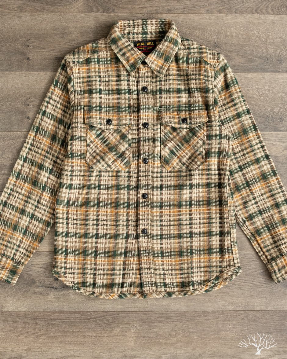 UES Extra Heavy Flannel - Green