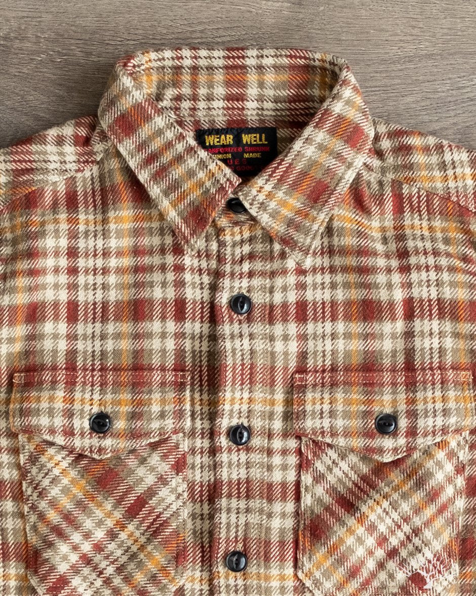 UES Extra Heavy Flannel - Red
