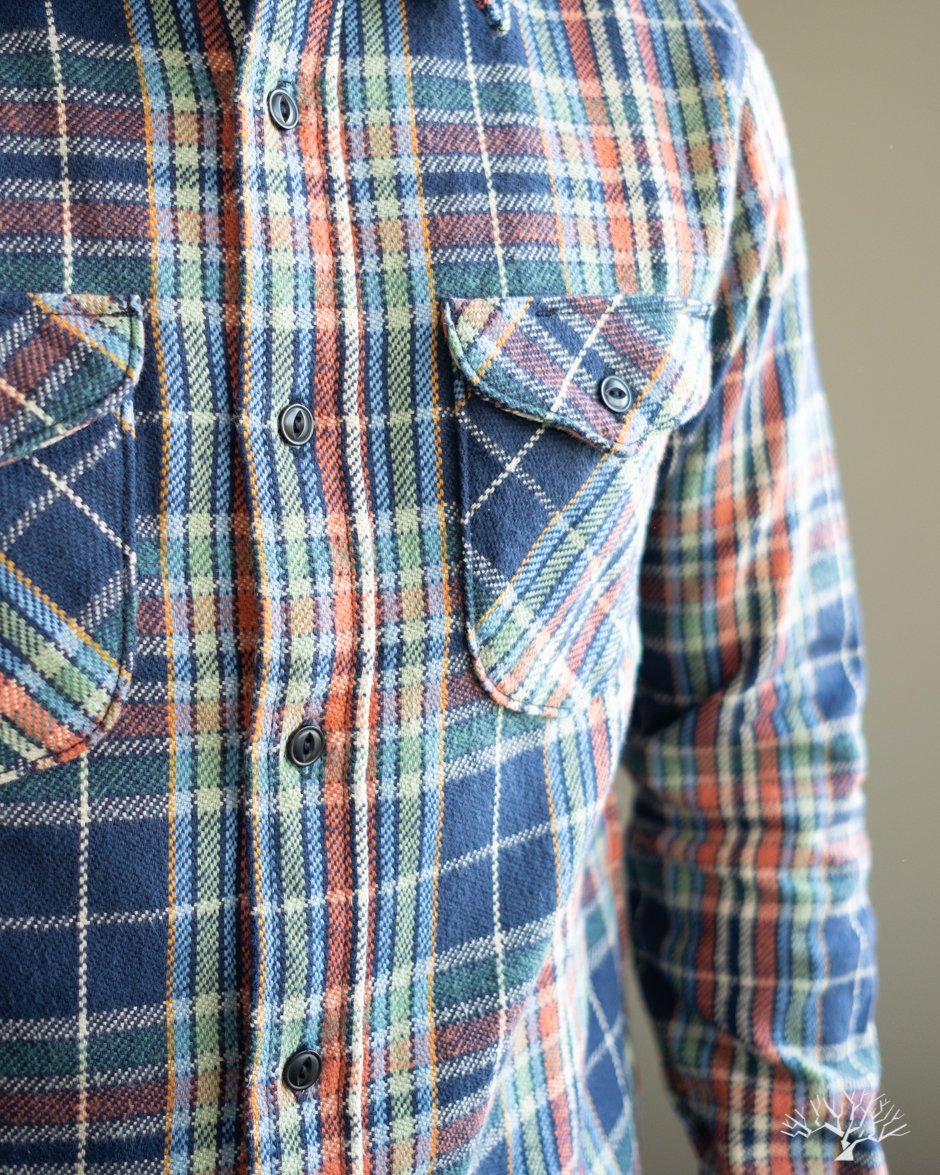 UES Heavy Flannel - Navy