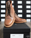 Viberg Brown Horsebutt Bobcat Boot comes in a 1035 Last, Dove Tail heel and Natural Leather Sole