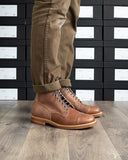Viberg Brown Horsebutt Bobcat Boot comes in a 1035 Last, Dove Tail heel and Natural Leather Sole