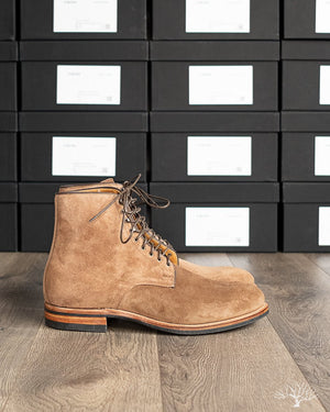 Viberg Halkett Derby Boot Bison Calf Suede 2020 Last and Dainite Sole