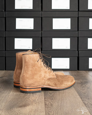 Viberg Halkett Derby Boot Bison Calf Suede 2020 Last and Dainite Sole